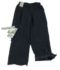 Nové - Tmavomodré šusťákové podšité kalhoty St. Bernard