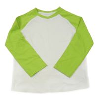 Bílo-limetkové triko Kiki&Koko