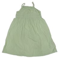 Světlezelené strukturované šaty H&M