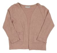 Světlerůžový úpletový cardigan Name it
