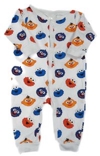 Bílý overal Sesame street H&M