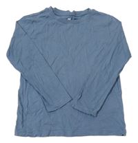 Modrošedé triko H&M
