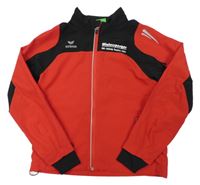 Červeno-černá šusťáková sportovní bunda Erima 