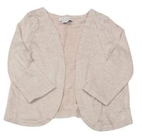 Světlerůžový melírovaný úpletový cardigan zn. PRIMARK