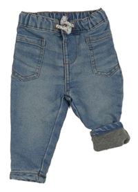 Světlemodré podšité rifle Ergee