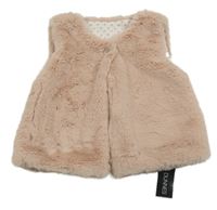 Nové - světlerůžové kožešinové podšité bolérko St. Bernard