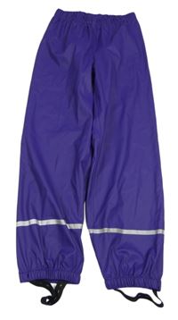 Tmavofialové nepromokavé kalhoty LEGO