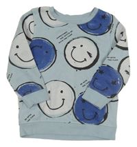 Světlemodrá mikina se smajlíky George