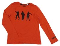 Červené triko s Fortnite C&A