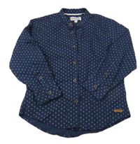 Tmavomodrá vzorovaná košile 