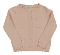 Světlerůžový propínací svetr PRIMARK