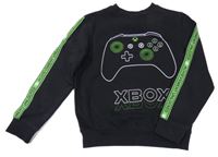 Černá mikina s ovladačem - X-BOX a pruhem M&S