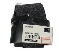 Černé třpytivé silonky