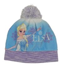 Modro-lila čepice s Elsou a bambulí George