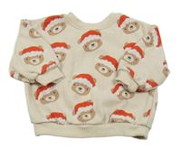 Béžová mikina s medvědy Next