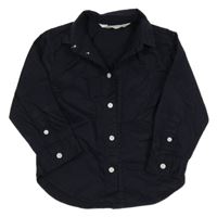 Tmavomodrá košile H&M