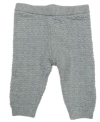 Šedé vzorované pletené tepláky Next