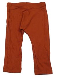 Skořicové žebrované legíny Nutmeg