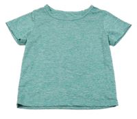 Zelené melírované sportovní tričko