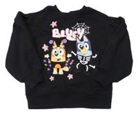 Černá mikina s Bluey a Bingem Primark