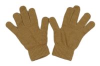 Oříškové pletené prstové rukavice Primark