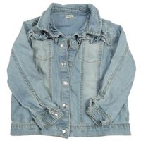 Světlemodrá riflová bunda s volánky F&F