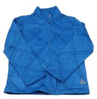 Modrá károvaná softshellová bunda nkd