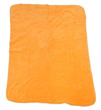 Oranžová plyšová deka