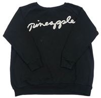 Černá mikina s logem Pineapple