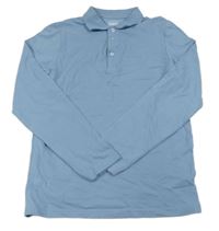 Modré polo triko Next