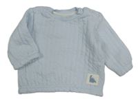 Světlemodrá žebrovaná mikina Mothercare