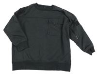 Antracitová mikina s kapsou zn. Next