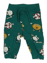 Zelené tepláky s míči Primark