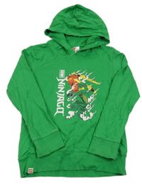 Zelená mikina s kapucí - Lego Ninjago