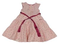 Růžovo-bílé pruhované šaty s Hello Kitty H&M