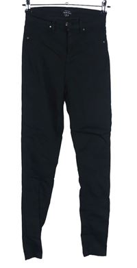 Dámské černé elastické skinny kalhoty Select 