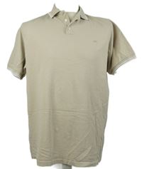 Pánské béžové polo tričko Boohoo 