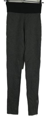 Dámské šedo-černé legíny C&A