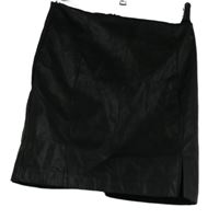 Dámská černá koženková sukně New Look 