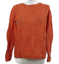 Dámský korálový vzorovaný mohérový svetr Monsoon 