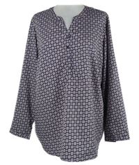 Dámská černo-růžová vzorovaná halenka 