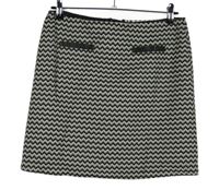 Dámská černo-bílá vzorovaná sukně M&S