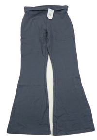 Nové - Tmavomodré flare legíny Primark