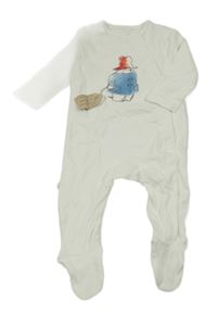 Bílý overal s medvídkem PAddington M&S