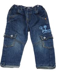 Modré rifle s potiskem a kapsami Ergee