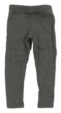 Šedé teplákové legíny 