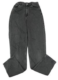 Šedé elastické rifle Denim Co.