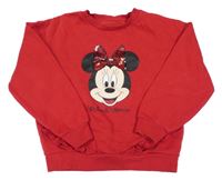 Červená mikina s Minnie C&A