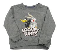 Šedá mikina - Looney tunes