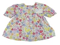 Bílo-barevná květovaná tunika Primark